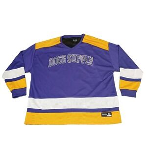 Dogg Supply By Snoop Dogg Men's Size 2XL Hockey Jersey #93 Rap Hip Hop Death Row